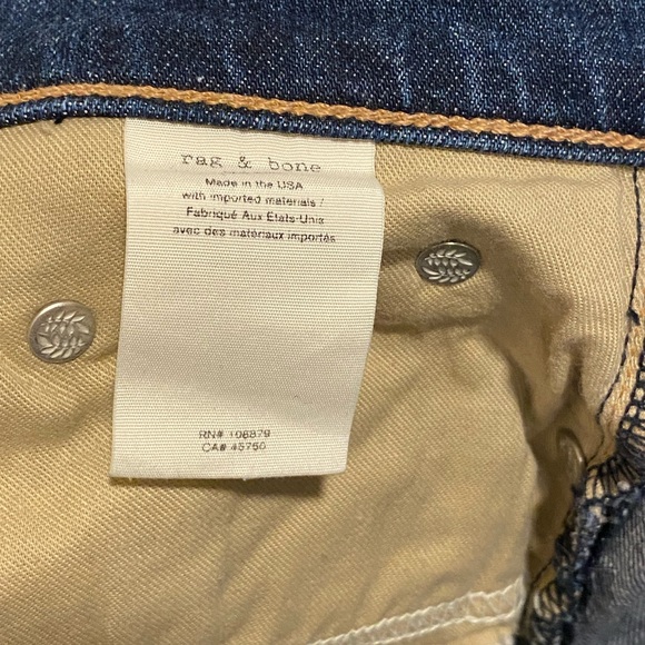 Rag & Bone Dre Capri Jeans Size 23 Style #W2592K510DIA - Picture 7 of 11